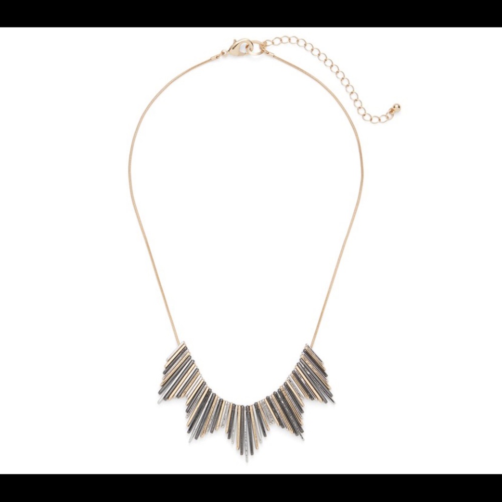 Slate Helios Nexklace in Mixed Metal